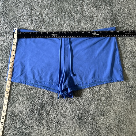 DKNY Swim Royal Blue Boyshort Bikini Bottoms with Front Tie - Picture 5 of 5
